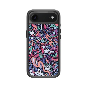 iPhone Air Mod NX -邊框背蓋組合 (相機按鈕) 黑 - Ted Leonid Melendres - Hidden Paradise 秘境