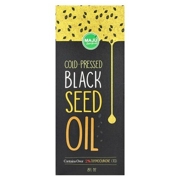 Maju Superfoods, 冷榨黑籽油，5 克，8 液量盎司