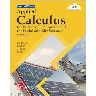 [華通書坊]Applied Calculus for Business, Economics, and the Social and Life Sciences 11/e Hoffmann 9786269708154