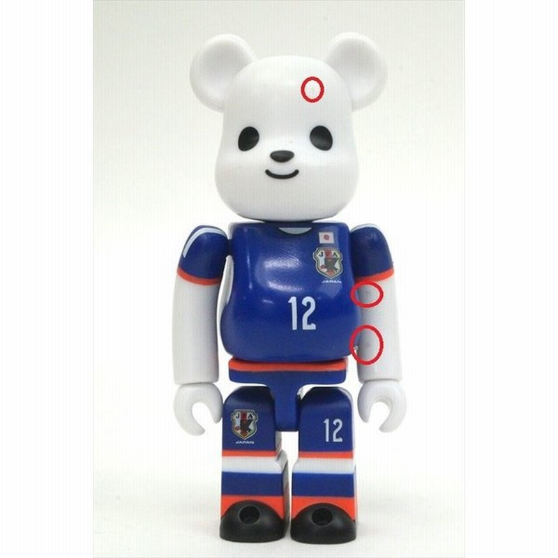 ベアブリック Be Rbrick 100 サッカー日本代表モデル ファミマ限定 メディコムトイ 中古 通販 Lineポイント最大0 5 Get Lineショッピング