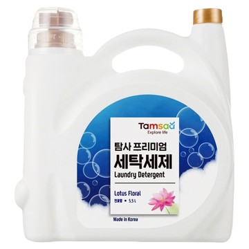 Tamsaa 高級洗衣精  5.5L  1桶