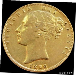 アンティークコイン コイン 金貨 銀貨 GOLD GREAT BRITAIN VICTORIA YOUNG HEAD SHIELD REVERSE SOVEREIGN COIN