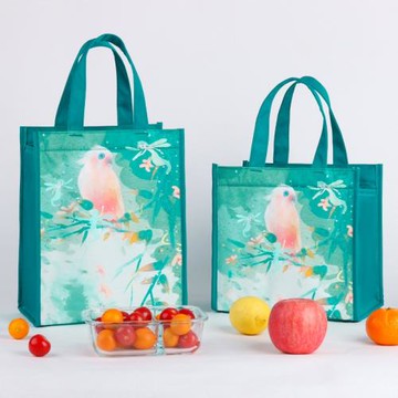 飯盒袋保溫手提袋大容量加厚鋁箔防水便當包小學生上班帶飯帆布包