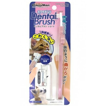 犬貓用柔柄小刷頭牙刷