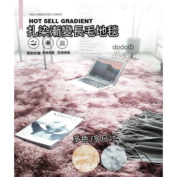 巨邦📣台灣現貨🚀紮染漸變長毛地毯 北歐風長毛地墊 絨毛地墊 絨毛地毯 客廳房間臥室床邊毯 毛絨大地墊 絲毛床邊墊