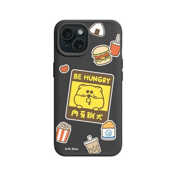 iPhone 15 SolidX 黑 - 嗨小強 Hi John - 內有餓犬