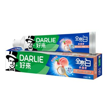 DARLIE好來全亮白密泡小蘇打牙膏-140g (清爽白桃)