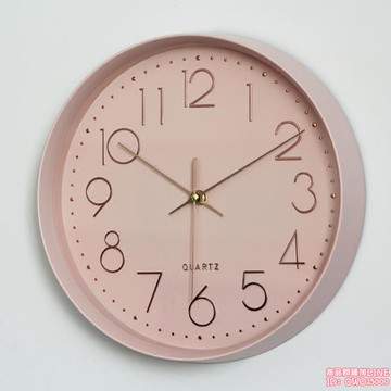 北歐裝飾輕奢風太陽靜音機芯掛鐘客廳現代簡約家用掛墻時鐘表臥室  夏沐生活