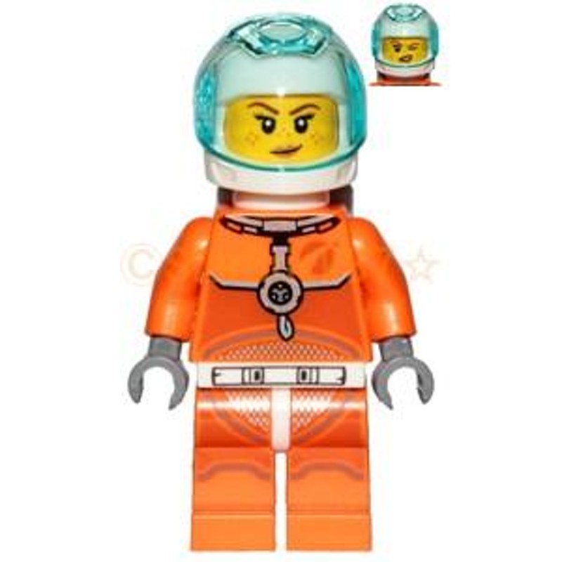 レゴ LEGO シティミニフィグ：宇宙飛行士の女性-オレンジスペーススーツ(60230) | LINEブランドカタログ