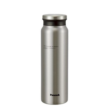 【孔雀Peacock】800ML 不鏽鋼保冷杯/保溫杯 商務休閒-原鋼色