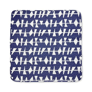 魚骨藍止滑沙發墊-1人 70x70cm