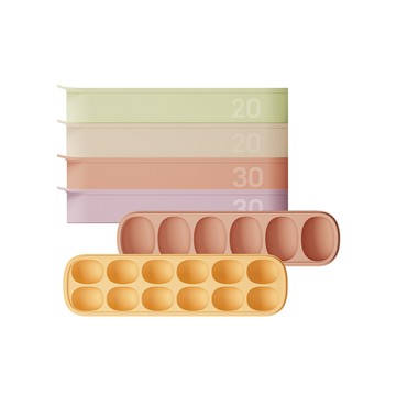 MOYUUM 韓國 雙層密封白金矽膠副食品分裝盒-多款可選