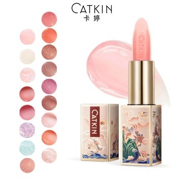 CATKIN卡婷 春江花月夜變色潤脣膏 素顏提氣色 日常保溼滋潤不幹燥 口紅潤唇膏 有色潤唇膏