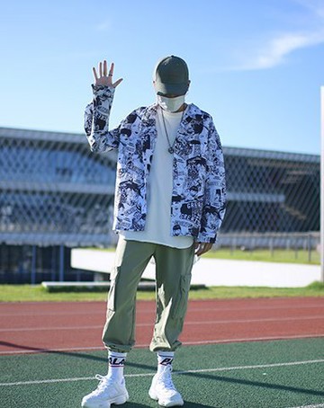 FINDSENSE H1 2018秋季 新款 男 街頭嘻哈 小清新復古 寬鬆 口袋工裝長褲  休閒褲  潮流 褲子