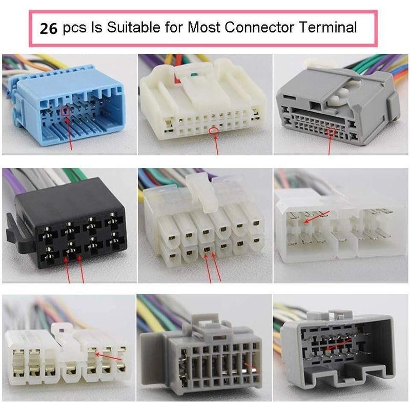 YFFSFDC コネクターピン抜き 端子除去ツール カプラー コネクター 配線