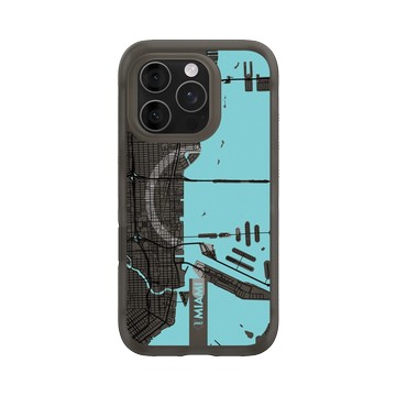 iPhone 16 Pro AirX 本質黑 - JOCR - Miami (Black Logo)