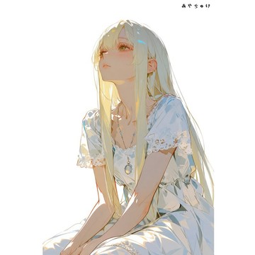【8 月新作】07-139-0263 人物貼紙 簡約夏日女孩