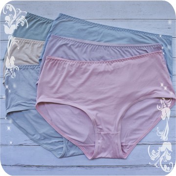 適合4L 加大素面高腰內褲(建議36~45腰)柔順好穿涼感透氣 大碼加大碼大尺碼加大女生內褲女內褲莫蘭迪3095電子發票