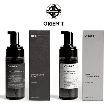ORIEN'T 洗顏慕斯（深層清潔控油/舒敏保濕）敏感肌洗面痘痘肌洗臉慕絲 去油潔顏潔面幕絲幕斯 男性男生洗面乳洗面露