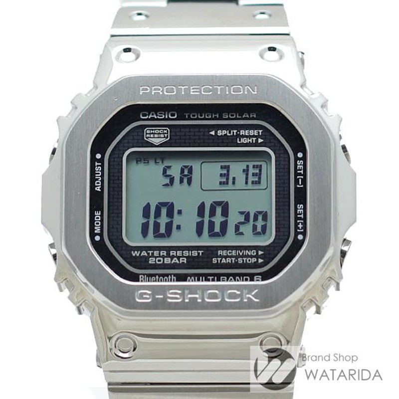 カシオ 腕時計 G-SHOCK GMW-B5000D-1JF SS フルメタル シルバー 箱