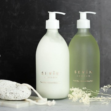 英國製 SEVIN LONDON 天然護膚兩件組 依蘭麝香