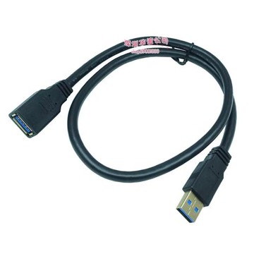 全銅USB3.0公對母延長線 黑色USB高速數據傳輸線連接線 鍍金頭