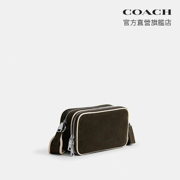 【COACH】 COLTON 19斜背手袋-SV/烏木色/象牙白色(CFS01)｜官方直營