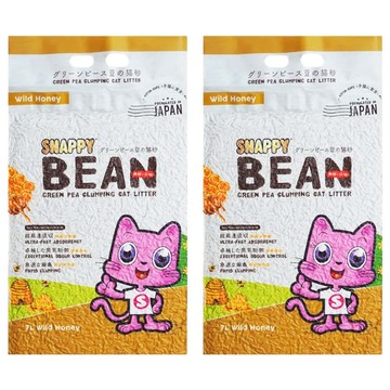 SNAPPY 豌豆纖維豆腐砂貓砂  3.5kg  2袋  曠野蜂蜜