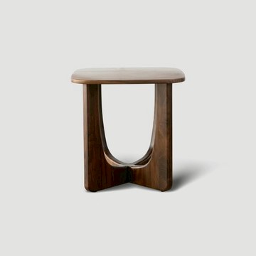 艾禮思圓角咖啡桌 胡桃木