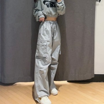 S.G Nike NSW Dance Cargo Pant FV7521-077/010 女款 灰/黑 工作褲 大口袋