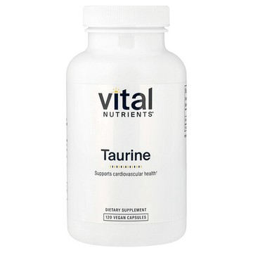 Vital Nutrients, 牛磺酸，2000 毫克，120 粒全素膠囊（每粒膠囊 1000 毫克）