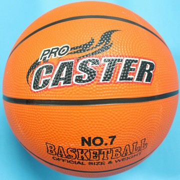 CASTER 籃球 7號籃球 橘色籃球 /一件40個入(定220) 一般標準籃球 -群【APP滿額下單4%點數(單一帳號最高1000點)】7/31止