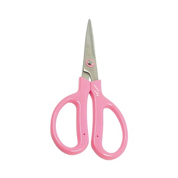 Silky 喜樂 手工藝專用剪刀 附止滑齒 刀刃防滑溝槽設計 適合剪切鐵絲 辦公室事務  粉紅色  1支