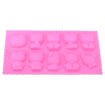 可愛貓花型硅膠烘焙蛋糕模具布丁果凍巧克力泡芙模具模具烘焙