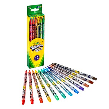 Crayola 繪兒樂 旋轉彩色鉛筆  12色  1盒