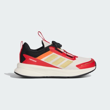 Adidas 愛迪達 Fortarun 4.0 Habu K KI4126 中童 跑鞋 紅 米