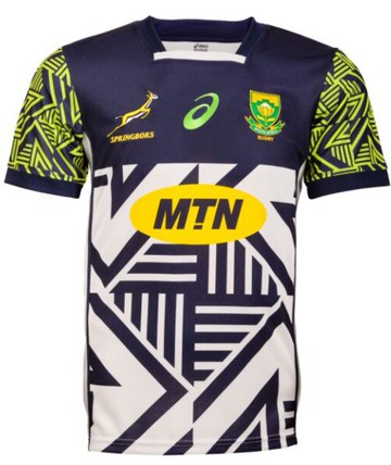 21-22南非限量版橄欖球衣短袖T恤訓練服South Africa RugbyJersey