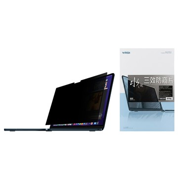 YADI 亞第 靜電吸附 16：10 水之鏡防窺片 ASUS Zenbook S16 UX5606 專用 PF4PPA-W160 16吋  黑色  1片