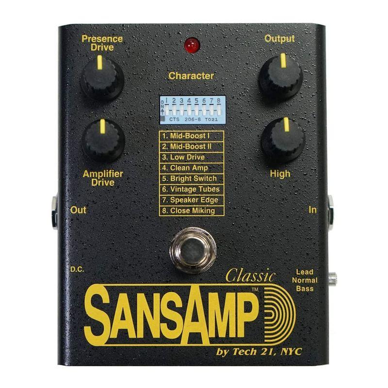 TECH21ギター用アナログアンプシミュレーター  オーバードライブ ディストーション DIボックス SansAmp Classic SA