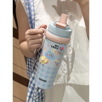 冰霸杯大容量保溫杯女款2026新款水杯316不銹鋼巨型保冷吸管杯子