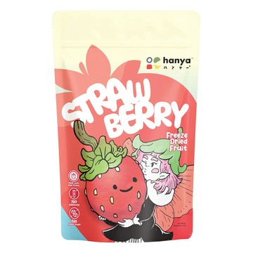hanya 純果凍乾 草莓  20g  1個