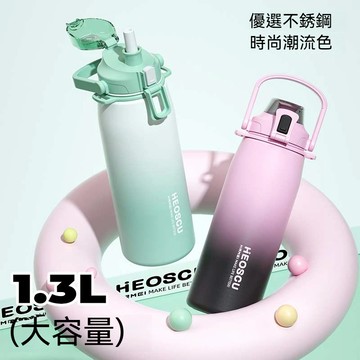 2000ml保溫吸管水杯大容量保冰熱水壺316不銹鋼男女學生高顏值保冰冷水瓶便攜戶外運動學生上學校園專用新款雙飲水杯子