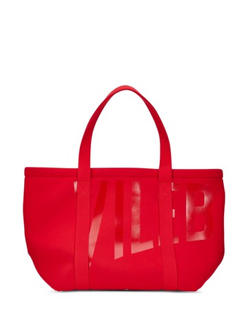Vilebrequin - Bagsib logo-print tote bag - women - Polyester - One Size - Red