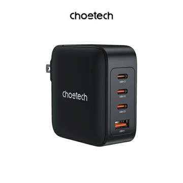 Choetech PD3015 100W 3C1A 氮化鎵充電頭 黑色