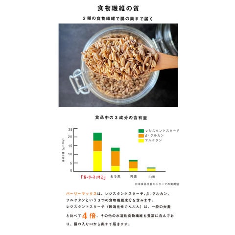 スーパー大麦 バーリーマックス 800g メール便