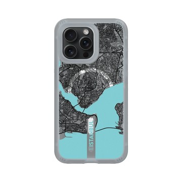 iPhone 15 Pro Max AirX 流變灰 - JOCR - Istanbul (Black Logo)