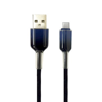 TYPE-C 冰晶藍漸層傳輸線