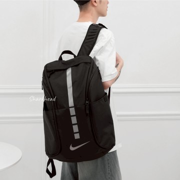 【Sharkhead】現貨 Nike Elite Pro 後背包 大容量 黑色 氣墊 減壓 雙肩背 BA5554-011