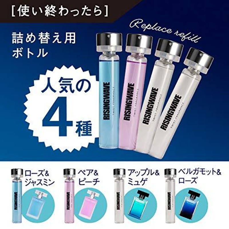 RISINGWAVEライジングウェーブ ライジングウェーブ ツイストフレグランス トランスオーシャン サージブルー 詰め替え用ボトル 20ml |  LINEブランドカタログ