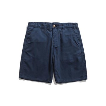 新款美式復古休閑斜紋男式短褲 輕磅碳磨棉兩色寬松日系軍褲